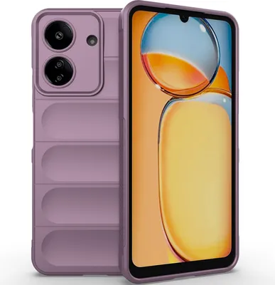 Immagine prodotto di Custodia per Xiaomi Redmi 13C /Poco C65 Custodia protettiva in silicone TPU morbido antiurto Viola