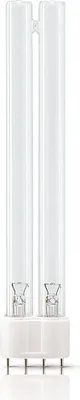 A studio shot of a Philips UVC lamp.