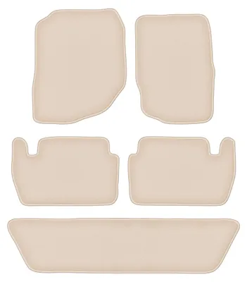 Image de Tapis de sol en moquette pour Dodge Durango II 2002-2010 (SUV) – jeu 4 pièces, beiges, sur mesure – Wielganizator FORTUNA