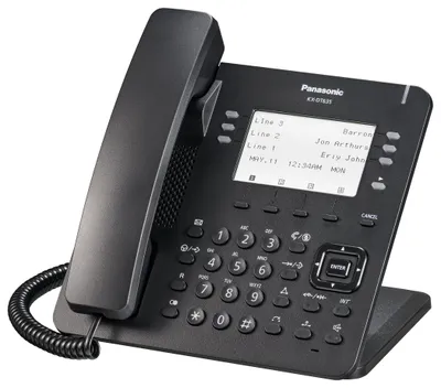 Produktbild von Panasonic KX-DT635 - Digitaltelefon - Schwarz