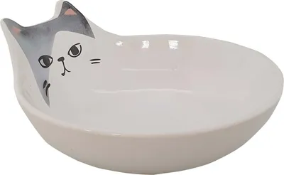 Produktbild von Nobby Katzen Keramik Schale Kato weiß