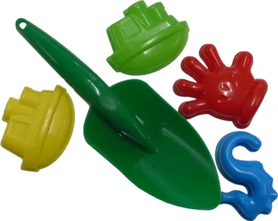 Produktbild von Adria-Schaufel 26 cm mit 4 Sandformen