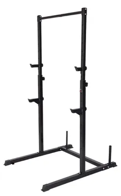 Obrázek produktu pro Nastavitelná ocelová tyč Optrekstang, černá barva, výškově nastavitelná, nosnost 250 kg, určená pro domácí použití
