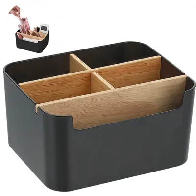 Productafbeelding van Bamboe Bureau Organizer met 5 Compartimenten