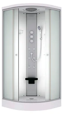 Produktbild von Duschkabine Fertigdusche Dusche Komplettkabine D10-00M1-EC 80x80 cm