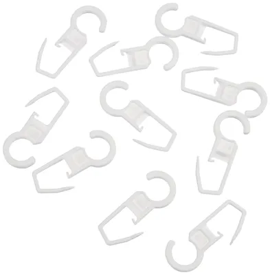 Produktbild von Gardinia Home Decor 5879, Vorhanghaken, Kunststoff, Weiß, 10 Stück(e)