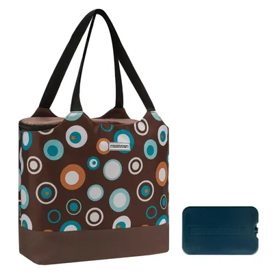 Produktbild von anndora Kühltasche Isoliertasche Doppeltasche 2 X ca: 38x50x12cm - Braun