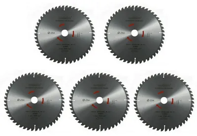 Produktbild von Metabo Kreissägeblatt Sägeblatt 254 mm Z48 5°Neg. 5 Stück für Bosch GCM GTS