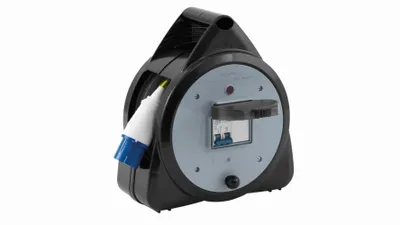 Zdjęcie produktu dla Zwijacz kabla Outwell z wtyczką CEE - USB 3 protec. Gniazda, 2 USB