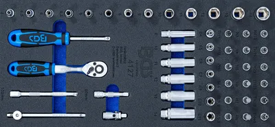 Obrázok produktu pre BGS technic Tool Tray 1/3: Socket Set, 1462 mm, 1,46 kg