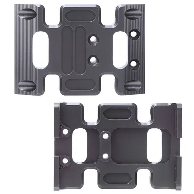 Zdjęcie produktu dla Środkowa płyta poślizgowa RC, płyta podwozia RC, środkowa płyta poślizgowa pasująca do AXIAL SCX10, część RC, akcesoria RC