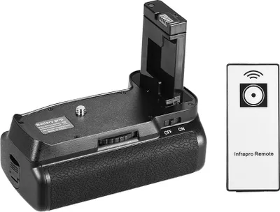 Obrázek produktu pro Vertikální držák baterií pro digitální zrcadlovku Nikon D5300 D3300 D3200 D3100 EN-EL 14 Baterie s IR dálkovým ovládáním