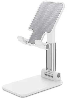 Image de Verk 15908 Support pliant pour téléphone portable, tablette blanc
