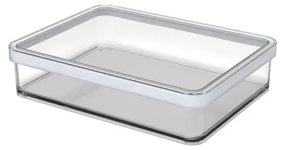 Productafbeelding van Rotho 11609, doos, rechthoekig, 1 liter, transparant, wit, 200 mm, 150 mm
