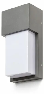 Zdjęcie produktu dla Lampa ścienna CHICAGO antracyt 230V LED E27 11W IP44