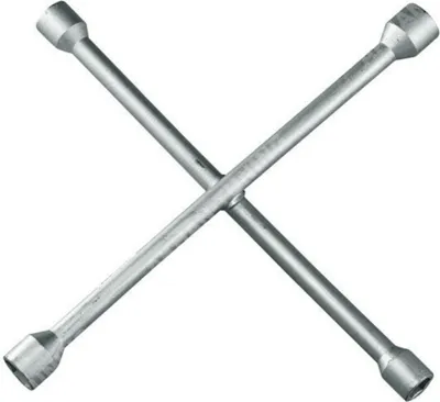 Produktbild von 65920 - Radkreuzschlüssel mit 17/19/21/22 mm Schlüsselweite Länge 380mm
