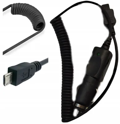 Produktbild von Autoladegerät mit Micro-USB für Zigarettenanzünder, Schwarz