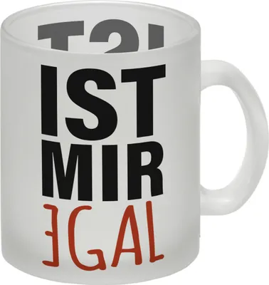 Produktbild von Ist mir egal Glas Tasse