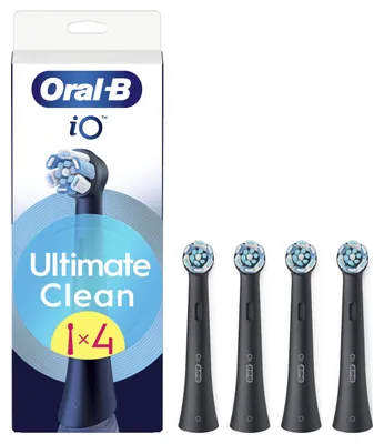 Produktbild von Oral-B iO Series Ultimative Clean Black, Originale Ersatzbürstenköpfe, überkreuz