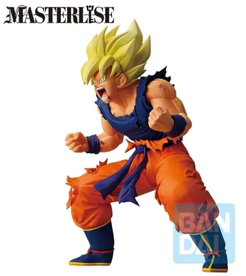Productafbeelding van Dragon Ball Z Masterlise Battle of the Super Saiyan - Super Saiyan Son Goku Ichibansho figuur, 19 cm