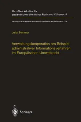 Produktbild von Verwaltungskooperation am Beispiel administrativer Informationsverfahren im Europäischen Umweltrecht
