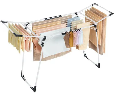 Obrázek produktu pro Skládací sušák na prádlo 56,5 x 173 x 96,5 cm, bílý