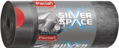 Obrázok produktu pre Vrecia na odpadky s páskou 35 l - 15 kusov - pevné a odolné
