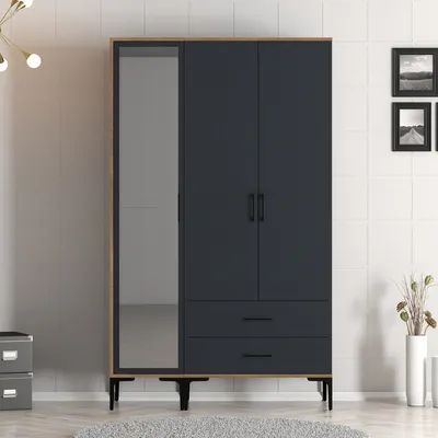 Obrázok produktu pre Skye Decor, Šatníková skri?a - Kiara RT (orech + antracit)