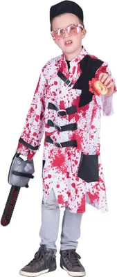 Produktbild von "Doktor Frankenstein" Arzt Kostüm für Kinder | Halloween Party Größe: 140