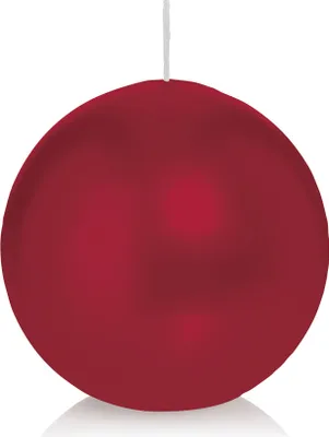 Produktbild von Wiedemann Kerzen Kugelkerzen Bordeaux Ø 60 mm, 16 Stück, rußarm, tropffrei, hochwertiger Docht