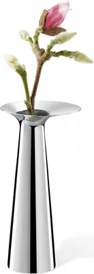 Produktbild von ZACK Edelstahl Vase PAREGO Blumenvase 17 cm 30641