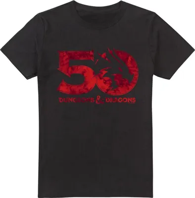 Produktbild von Dungeons & Dragons - T-Shirt für Herren - 50. TV4992 (XL) (Schwarz)