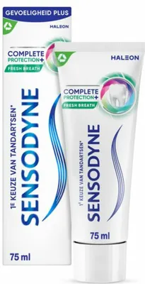 Image de Sensodyne - Dentifrice - Protection complète + Haleine fraîche - Haleine fraîche - 75 ml - 1 pièce