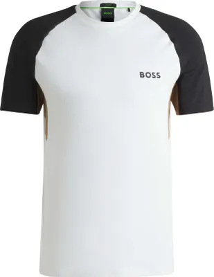 Produktbild von Boss - "Active" T-Shirt für Herren GT10649 (M) (Weiß/Schwarz)