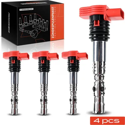 Image de Frankberg 4x Module d'allumage Bobine d'allumage pour Audi A4 Avant Cabriolet 8E2 8EC 8E5 8ED 8H7 A6 4B2 4B4 4F2 A8 4E2 4E8