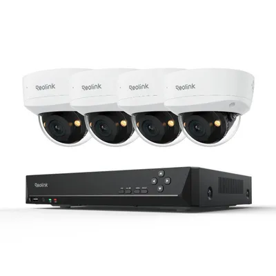 Produktbild von Reolink RLK8-1200V4 Überwachungssystem, 4X 6K 12MP IK10 PoE Überwachungskamera & 8CH 2TB HDD NVR, 145° Weitwinkel, Smarte Erkennung, Farbnachtsicht