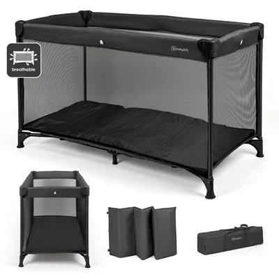 Produktbild von BabyGo Reisebett Easy Playpen, black