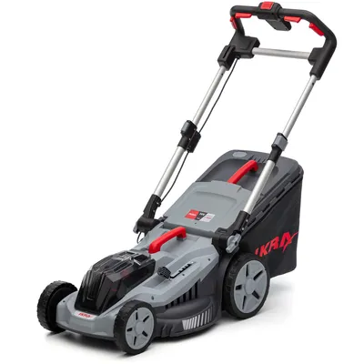 Productafbeelding van IKRA Accu-grasmaaier IB-LM 43 | 36V Bosch-systeem | 43 cm maaibreedte | 5 snijhoogtes (30–75 mm) | Mulchkit | 52 liter opvangbak | Zonder accu en oplader