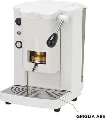 Immagine prodotto di Faber Piccola Slot Basic - Macchina per Caffè con pressacialda in ottone - Telaio in Metallo Bianco e frontale in policarbonato bianco