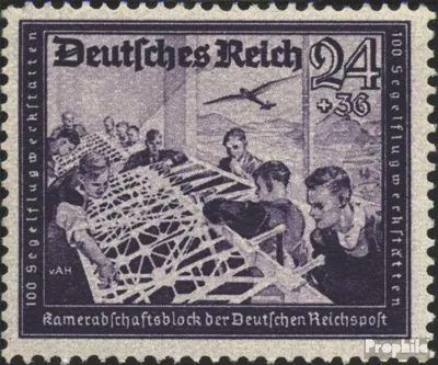 Produktbild von Briefmarken Deutsches Reich 1944 Mi 893 postfrisch Kameradschaftsblock der Reichspost