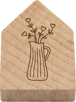 Produktbild von Magnetisches Holzhaus Blumenkanne