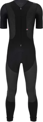 Produktbild von SANTINI Lange Fahrradhose mit Trägern - VEGA DRY - Anthrazit/Schwarz XL