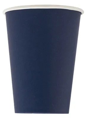 Produktbild von PROnappe Papp-Trinkbecher marineblau 0,2 l 15 Stück
