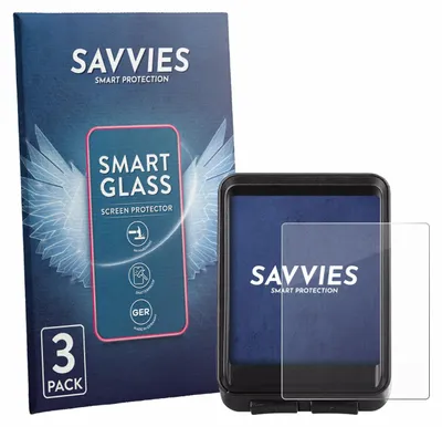 Produktbild von 3x Savvies Schutzglas Folie für OHFAMO IC321 9H Panzer Schutzfolie Glas Displayschutz klar transparent