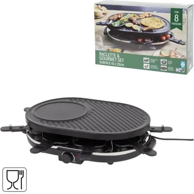 Obrázek produktu pro Gurmánská sada pro 8 osob Eu Zástrčka 42 Cm 1400 Wattů