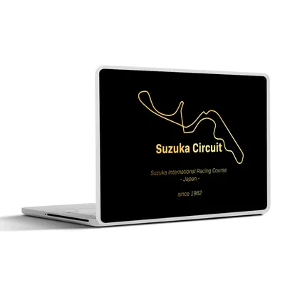 Produktbild von MuchoWow® Laptop Aufkleber Sticker Cover Suzuka - Formel 1 - Rennstrecke 30x21 cm - Sticker für Laptop - Selbstklebend