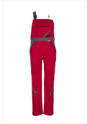 Produktbild von Planam Highline Latzhose rot/schiefer/schwarz Gr. 42, 2336042