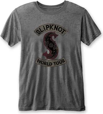 Obrázek produktu pro Slipknot World Tour (Burnout) Charcoal Grey M Tričko