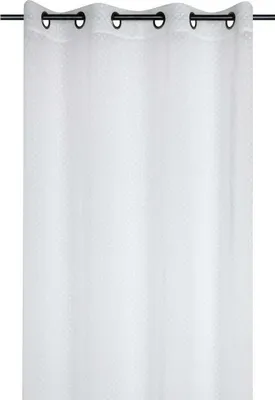 Obrázek produktu pro Bílá, průhledná záclona, 135 x 260 cm