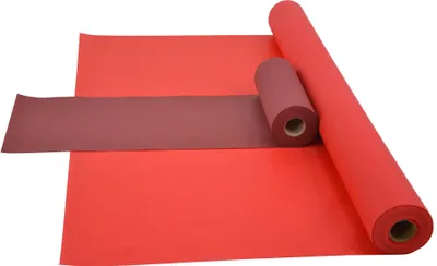 Produktbild von Sensalux Kombi-Set 1 Tischdeckenrolle 1,5m x 25m rot + Tischläufer 30cm bordeaux